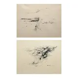 Untitled by Fernando Zóbel de Ayala y Montojo, b.) Untitled <br> lithograph <br> 8 1/2’ x 11 1/2” (22 cm x 29 cm), sold Jan 2026