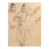 Fernando Amorsolo, Untitled, graphite on paper