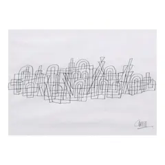 Arturo Luz, Imagination City No. 3, graphite on paper