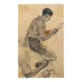 Fernando Amorsolo, Untitled, graphite on paper