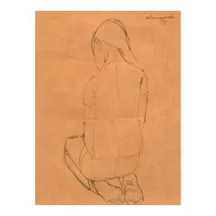 Vicente Manansala, Untitled, pen and ink on paper