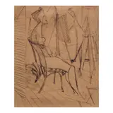 Vicente Manansala, Untitled, pen and ink on paper