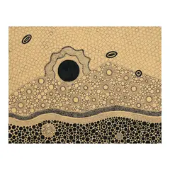 Untitled by Nena Saguil, pen and ink on paper, sold Jan 2026