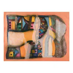 Manuel Baldemor, Untitled, mixed media on paper