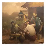 Cesar Buenaventura, Untitled, oil on canvas