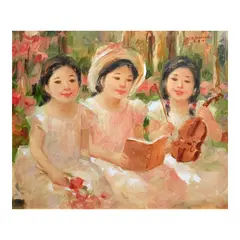 Jun Martinez, The Joys of Summer II, oil on canvas