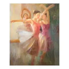 Jun Martinez, Ballerina, oil on canvas