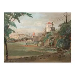 Untitled by Elias Laxa, oil on canvas, sold Jan 2026