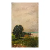 Juan M. Arellano, Dalampasigan, oil on canvas