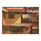 Sofronio y Mendoza, Untitled, oil on wood
