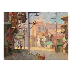 Sofronio y Mendoza, Untitled, oil on wood