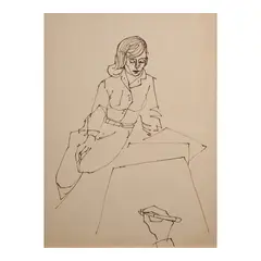 Federico Aguilar Alcuaz, Untitled, pen and ink on paper