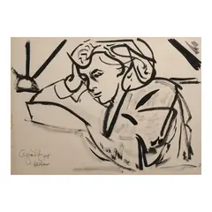 Federico Aguilar Alcuaz, Untitled, pen and ink on paper