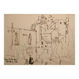 Untitled by Federico Aguilar Alcuaz, pen and ink on paper, sold Jan 2026