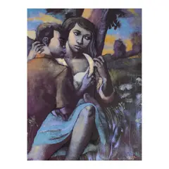 Marcel Antonio, Voyeur, oil on canvas