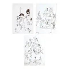 Marcel Antonio, Untitled, b.) Untitled<br> signed (lower left)<br> pen and ink on paper<br> 11 1/4” x 8” (29 cm x 20 cm)<br> <br>