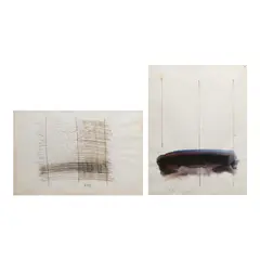 Augusto Albor, Untitled, b.) Untitled (Terminus Series)<br> signed and dated 1999 (lower right)<br> watercolor on paper<br> 11 1/2” x 8 1/2” (29 cm x 22 cm)