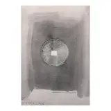 Augusto Albor, Self Centered 3, mixed media on paper