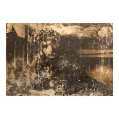Jaime de Guzman, Self-Portrait, mixed media on canvas