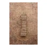 Jet Melencio, Head to Wall, oil on canvas with objects