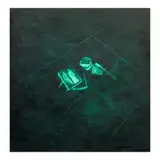 Gerardo “Gerry” Tan, Untitled (Green Objects Left Behind by People Crossing Borders for Greener Pastures), oil on canvas