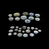 Untitled by A Thirty Piece Collection of Oriental Potteries, size variable:<br> smallest:<br> H: 2 1/4” (6 cm)<br> D: 4” (10 cm)<br><br>, sold Jan 2026