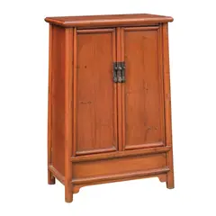 An Oriental Cabinet, Untitled, hardwood, brass details