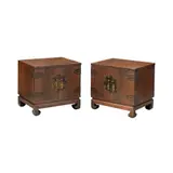 Untitled by A Pair of Oriental Side Tables, hardwood and laminated wood, sold Jan 2026