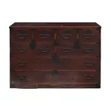 A Tansu Chest, Untitled, hardwood and veneered wood