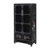 An Oriental Vitrine, Untitled, hardwood