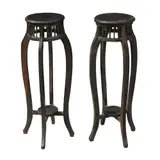 Untitled by A Pair of Pedestals, hardwood, sold Jan 2026