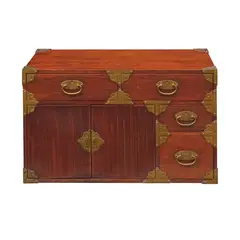 An Oriental Cabinet, Untitled, hardwood