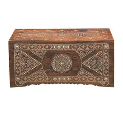 Untitled by A Maranao Baul, hardwood with bone inlay, sold Jan 2026