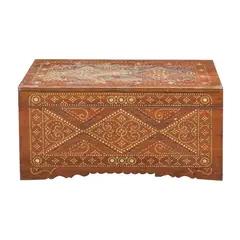 Untitled by A Maranao Baul, hardwood with mother-of-pearl inlay, sold Jan 2026