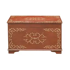 A Baul, Untitled, hardwood with lanite inlay