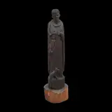 A Santo de Bulto, Untitled, polychromed hardwood