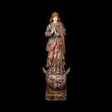 Untitled by A de Bulto of the Blessed Virgin Mary With Ivory Head and Hands, sold Jan 2026