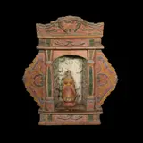 Untitled by A Turn-of-the-Century Bohol Urna, polychromed hardwood, sold Jan 2026