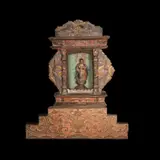 Untitled by A Turn-of-the-Century Bohol Urna, polychromed hardwood, sold Jan 2026