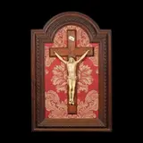Untitled by A 19th Century Ivory Corpus on a Wooden Plaque, sold Jan 2026