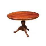 Untitled by A Turn-of-The-Century Round Top Table, hardwood, sold Jan 2026