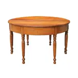 Untitled by A Pair of Turn-of the-Century Baliuag Half-Moon Tables, hardwood, sold Jan 2026