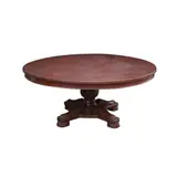 A One-Piece Slab Top Eight Seater Dining Table, Untitled, narra