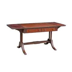 A Drop-Leaf Writing Table, Untitled, hardwood