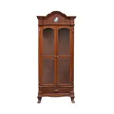 Untitled by A Circa 1930’s Two-Door Aparador or Vitrine, narra, sold Jan 2026