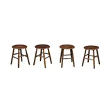 Four Minimalist Stools, Untitled, hardwood
