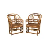 Untitled by A Pair of Accent Chairs, rattan, sold Jan 2026