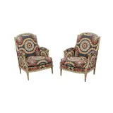 Untitled by A Pair of Bergere Chairs, hardwood, sold Jan 2026