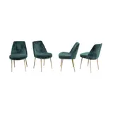 Four West Elm Dining Chairs, Untitled