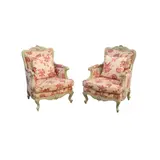 Untitled by A Pair of Bergere Chairs, hardwood, sold Jan 2026